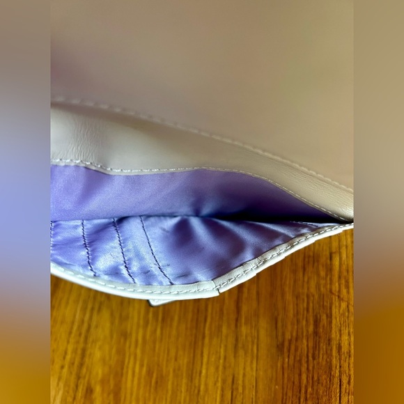 COACH Slim Bifold Wallet | Pearl/Beige Metallic Color | - Picture 10 of 16